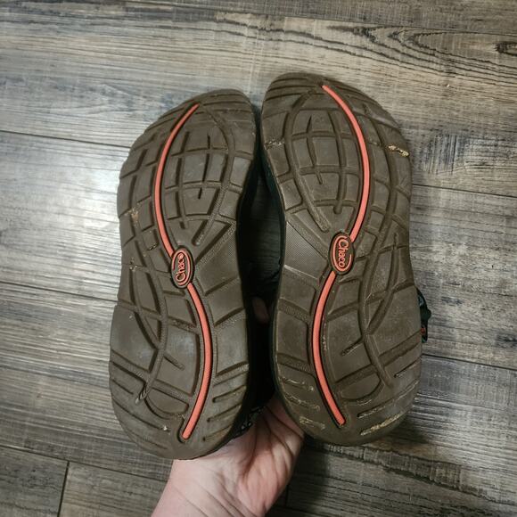 Chaco ZCloud X2 Remix Sandals Creed Pine Green Performance Sport Sole Sz 9 bx42 - Picture 2 of 8